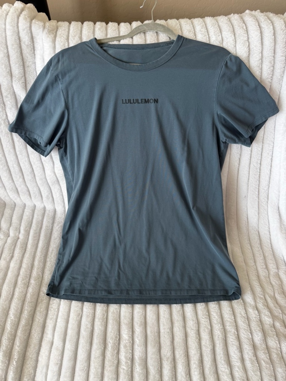 lululemon athletica Short Sleeve Crew Tee in Slate Blue-Grey